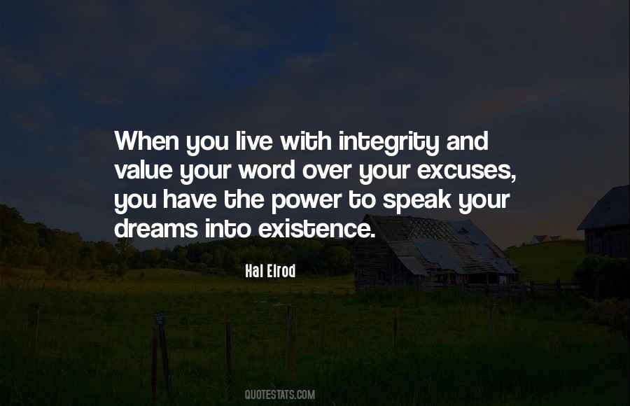 Live With Integrity Quotes #1126082