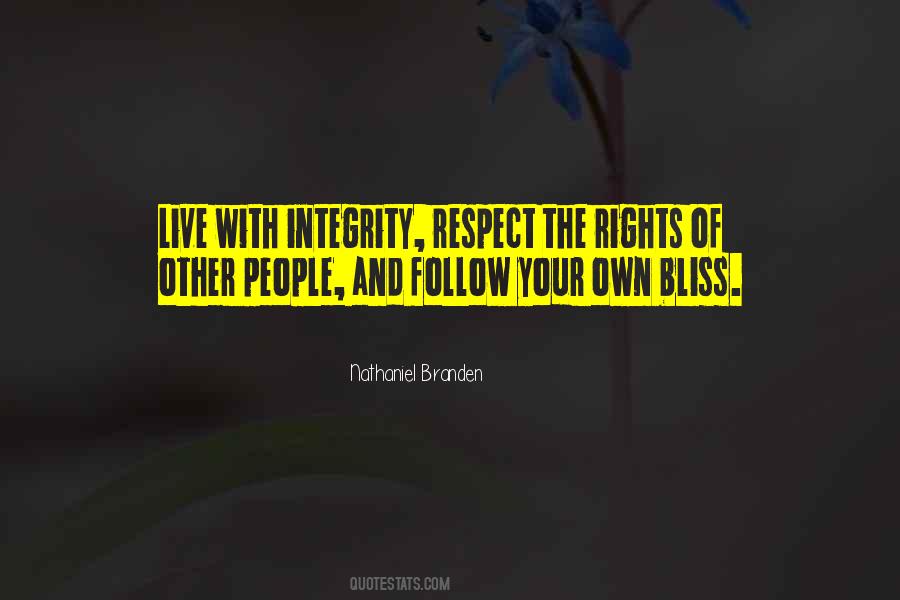 Live With Integrity Quotes #1171235