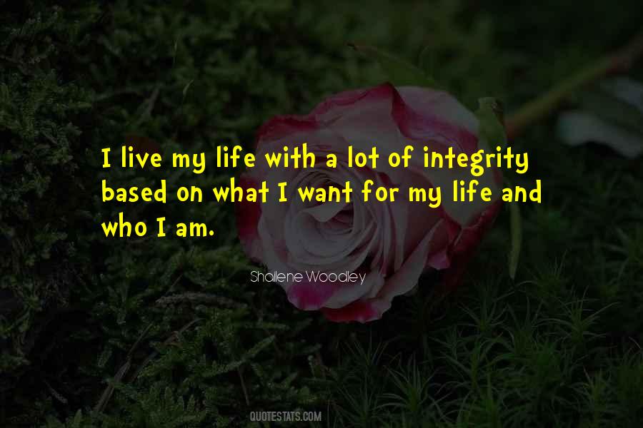 Live With Integrity Quotes #1286287