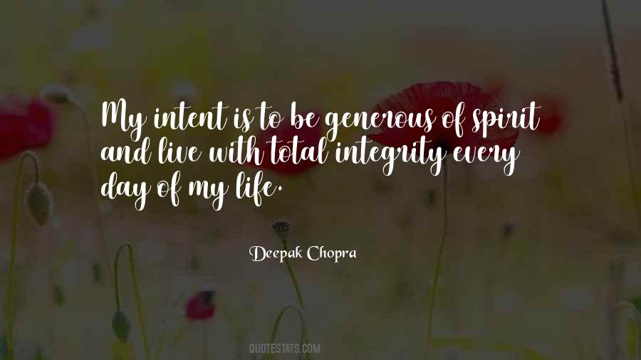 Live With Integrity Quotes #1374490