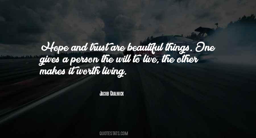 Hope Trust Quotes #1534033