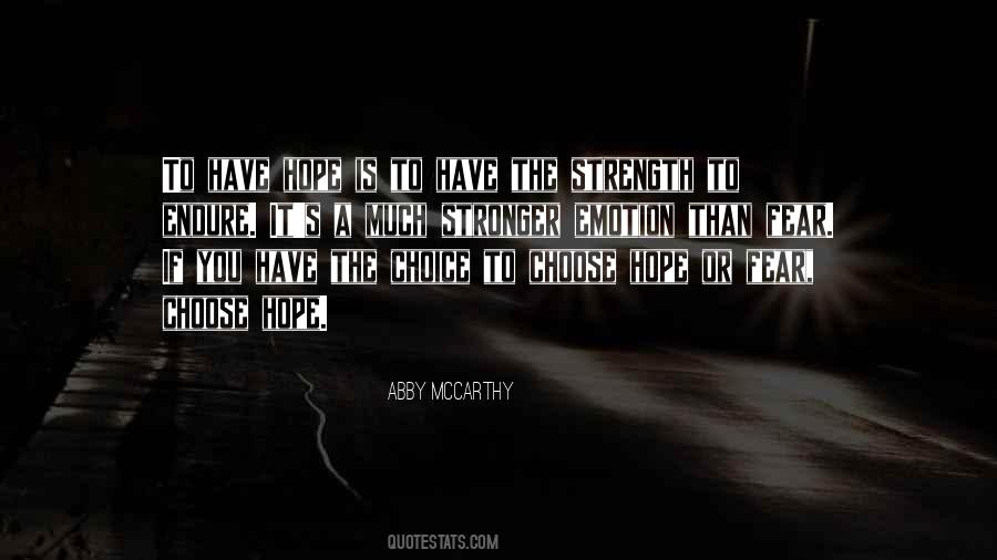 Fear Strength Quotes #437759