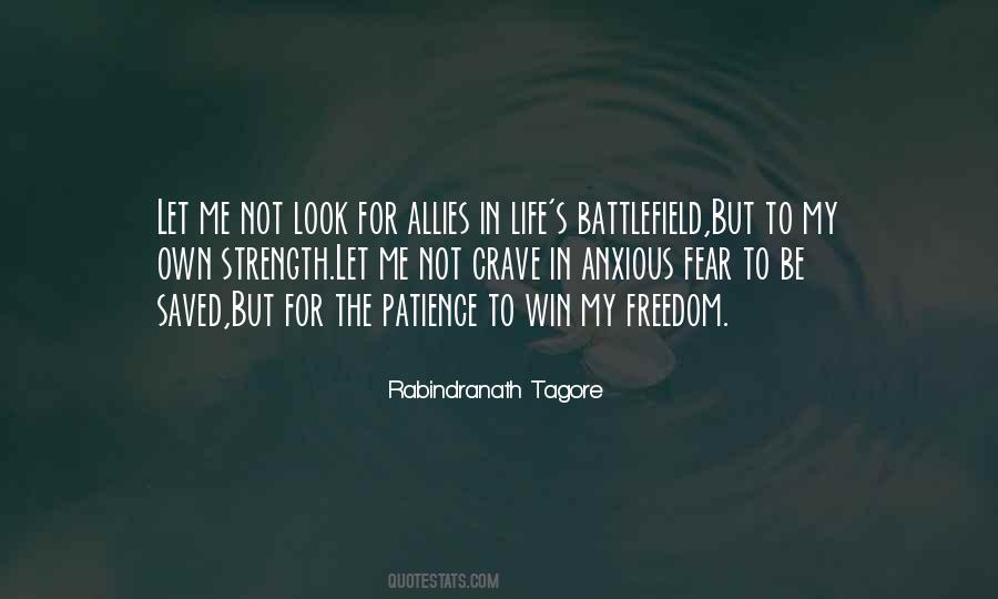 Fear Strength Quotes #566413