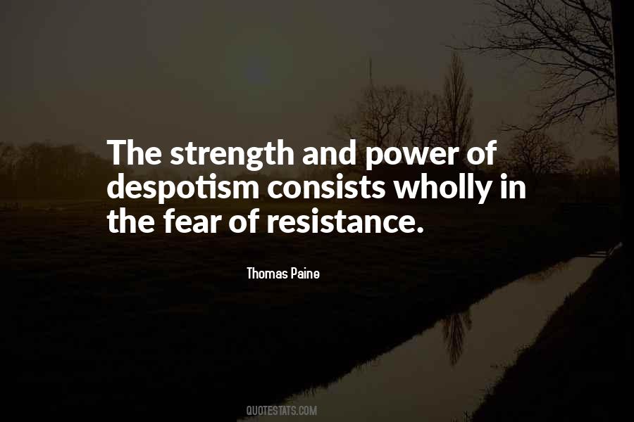 Fear Strength Quotes #715803