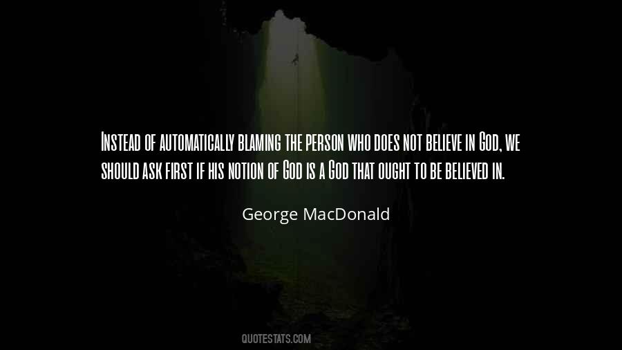 Blaming Each Other Quotes #306826