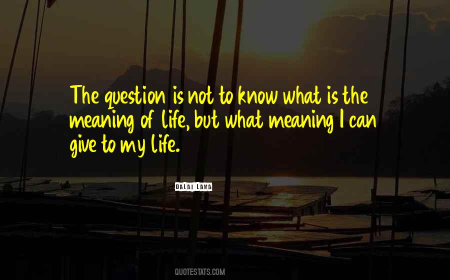 What Is My Purpose Quotes #151924