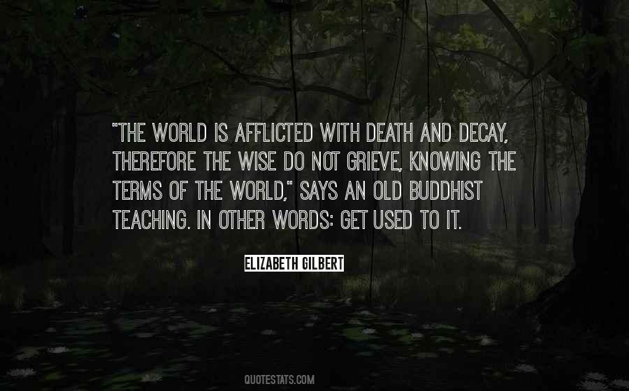 Buddhism Death Quotes #982601