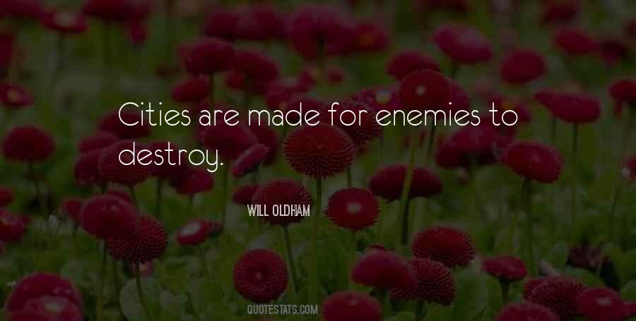 Enemy Destroy Quotes #1480478