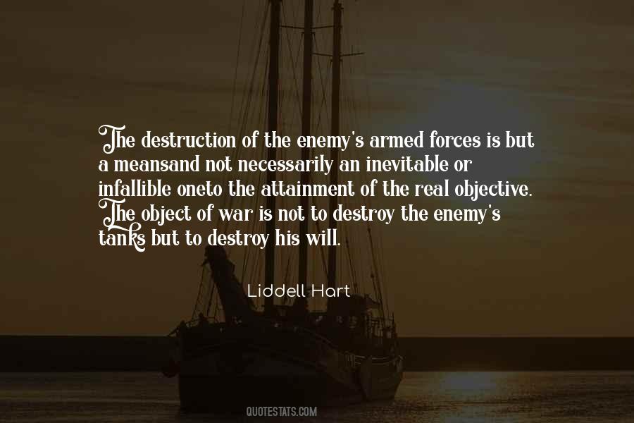 Enemy Destroy Quotes #1728682