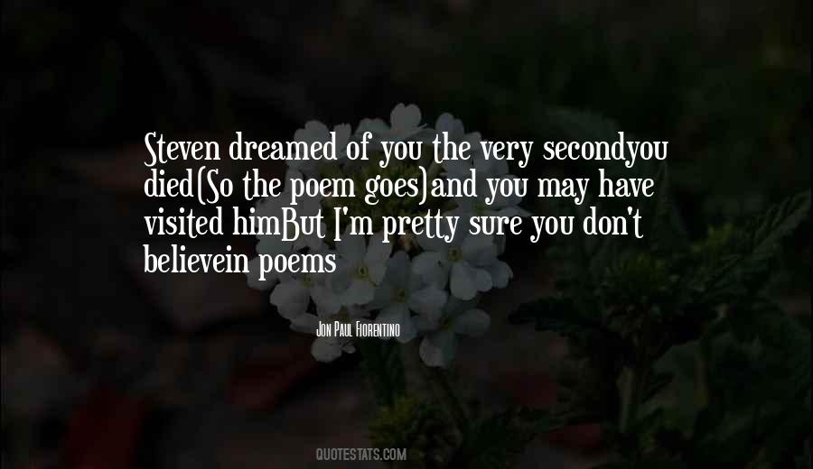 Dreamed Of You Quotes #1260112