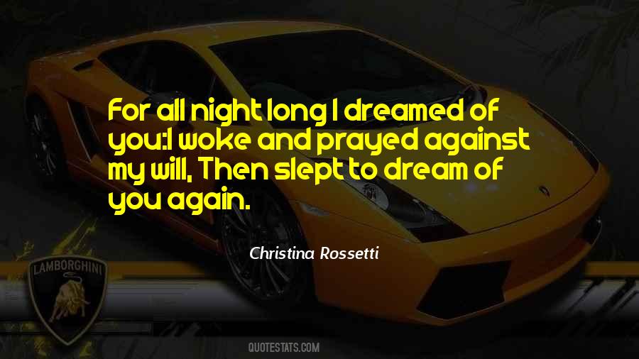 Dreamed Of You Quotes #1284705