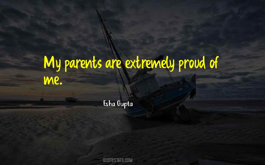 Parents Proud Quotes #1429183