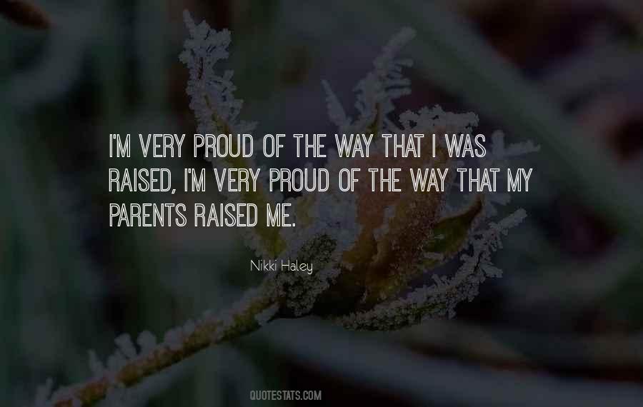 Parents Proud Quotes #282166