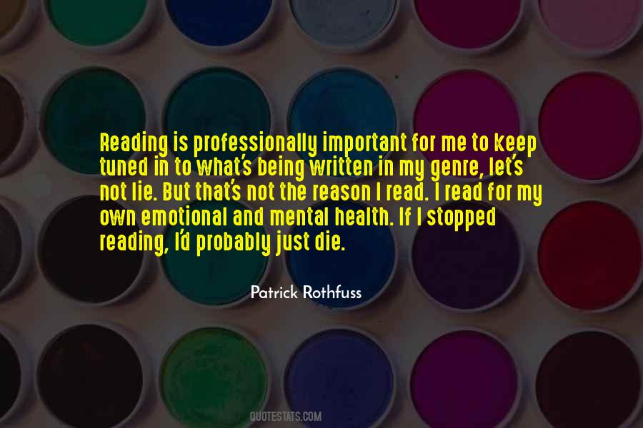 Mental Emotional Health Quotes #996431