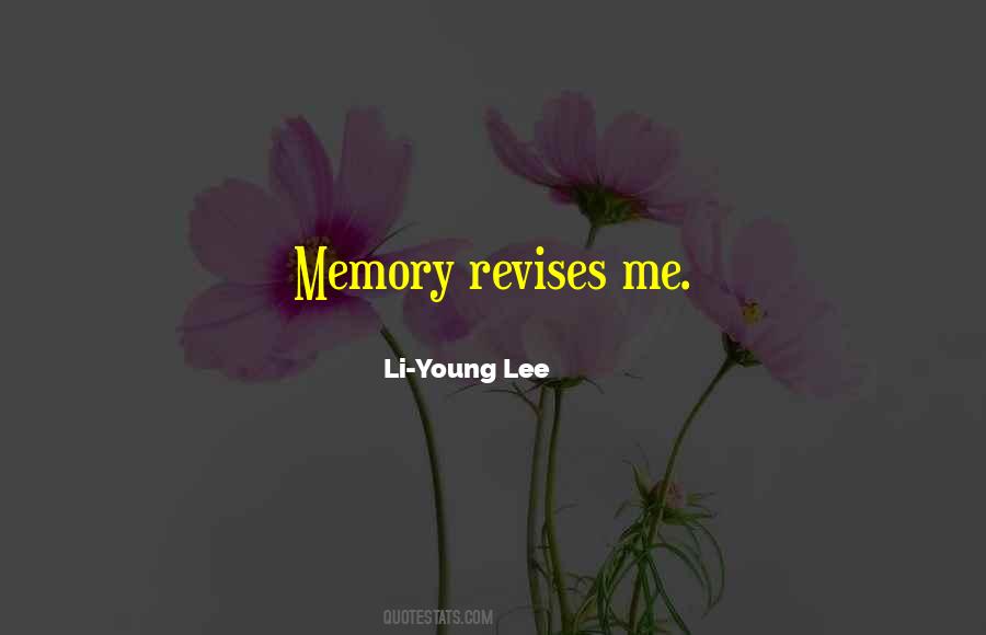 Memory Poetry Quotes #535662