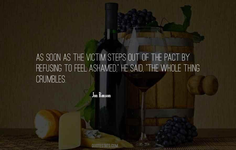 Feel Ashamed Quotes #1239279