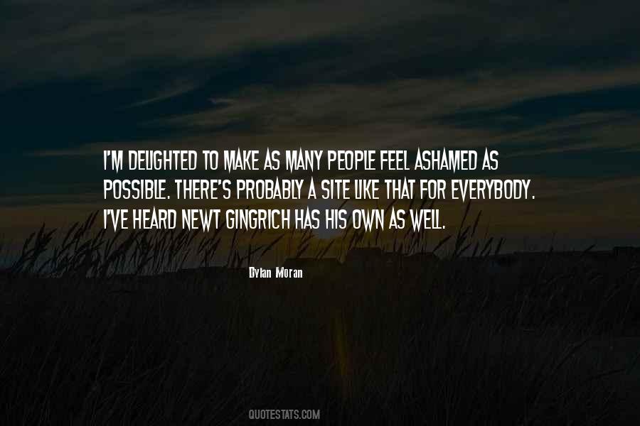 Feel Ashamed Quotes #1553087