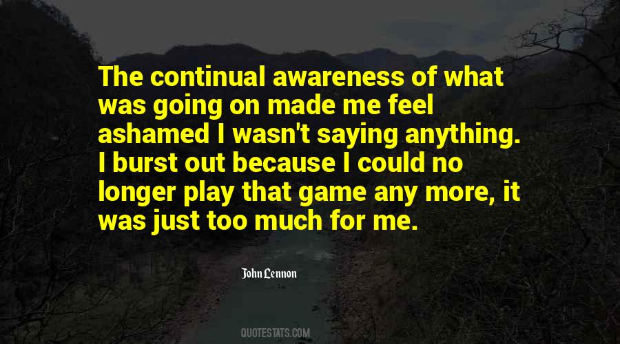 Feel Ashamed Quotes #371192