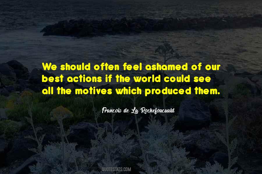 Feel Ashamed Quotes #451888