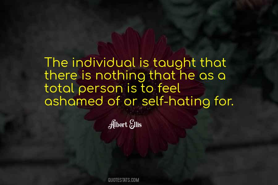 Feel Ashamed Quotes #547830