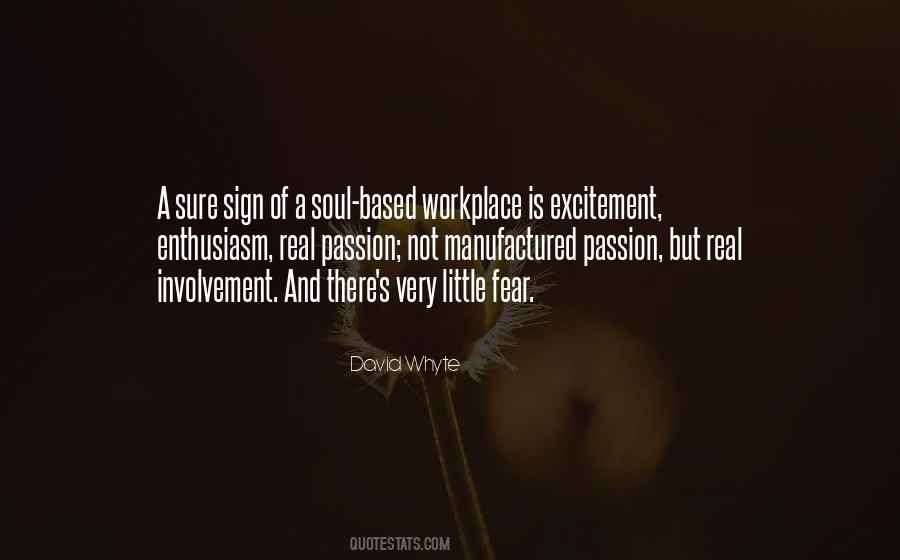 Fear And Excitement Quotes #1045294