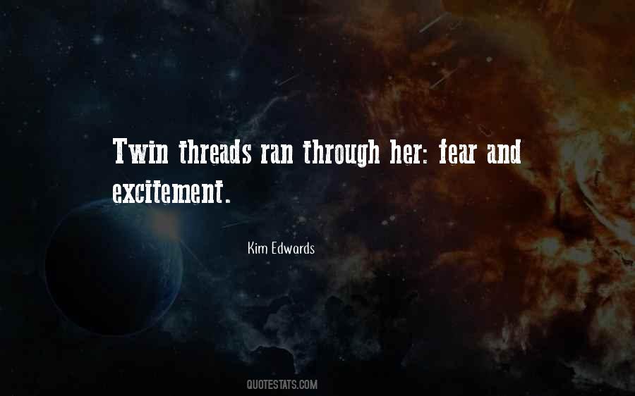 Fear And Excitement Quotes #1094552