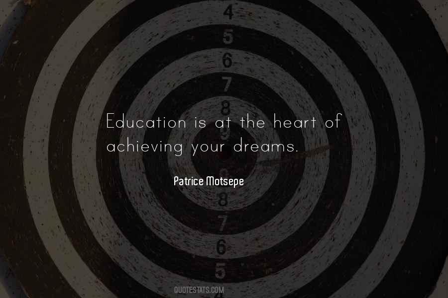 Dreams Achieving Quotes #1022361