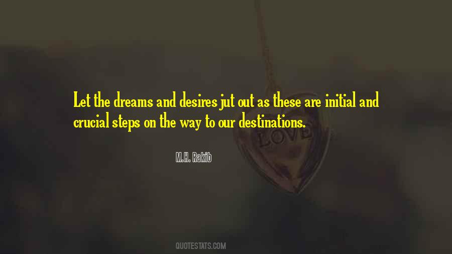 Dreams And Desires Quotes #1039396