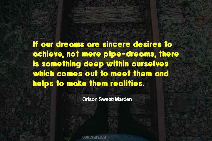 Dreams And Desires Quotes #997634