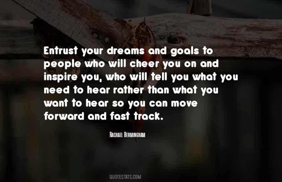 Dreams And Goals Inspirational Quotes #1596876