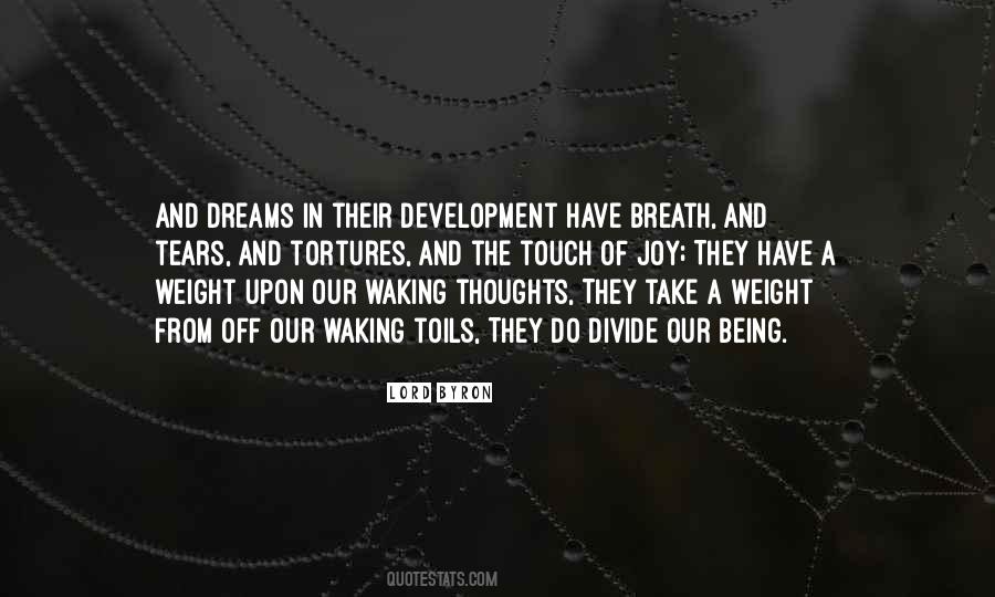 Dreams And Thoughts Quotes #744304