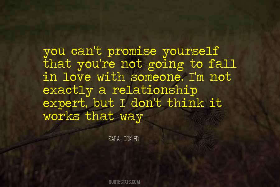 To Fall In Love With Yourself Quotes #584272