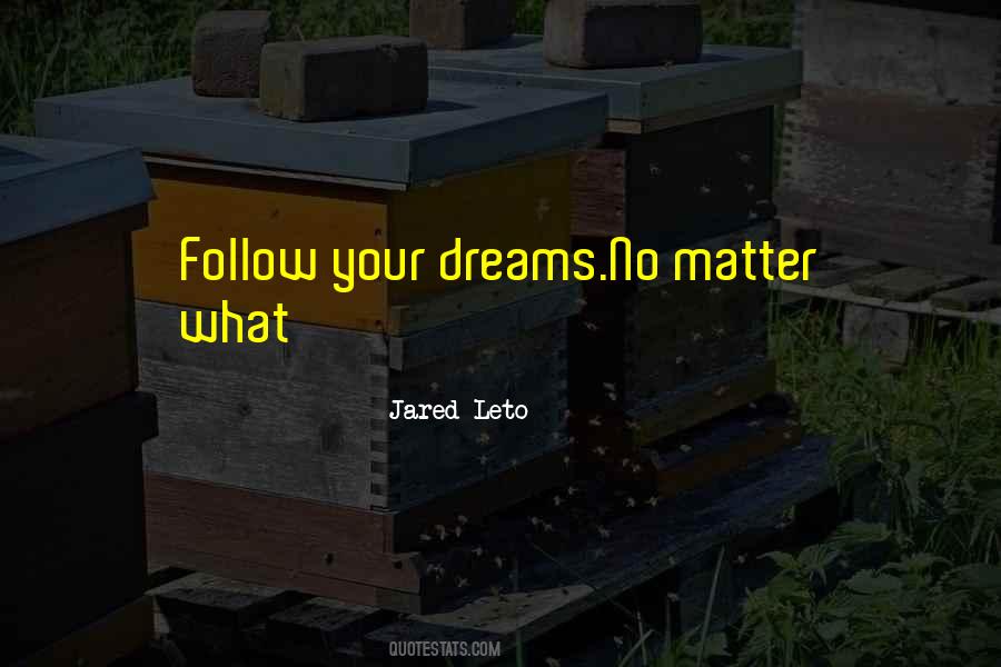 Dreams Follow Quotes #293195