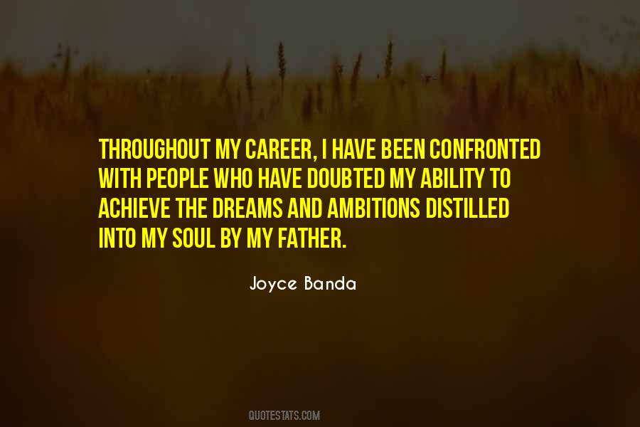 Dreams For My Father Quotes #291699