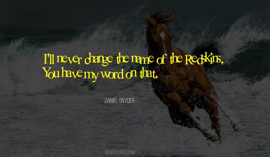 Word Change Quotes #362245