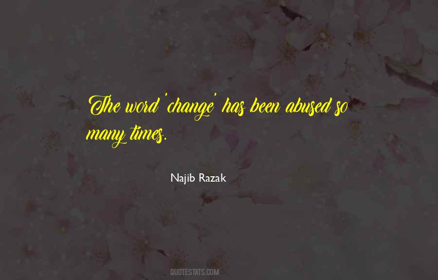 Word Change Quotes #531511