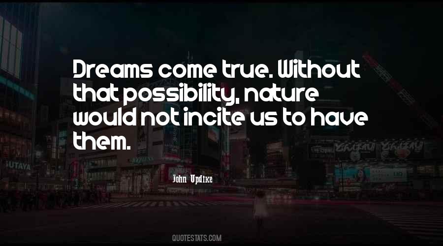 Dreams Not Come True Quotes #1096895