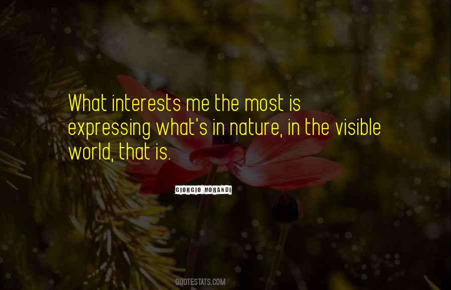 What Is The Interest Quotes #363374