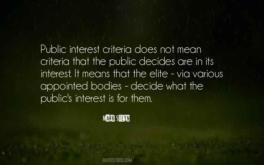 What Is The Interest Quotes #437891