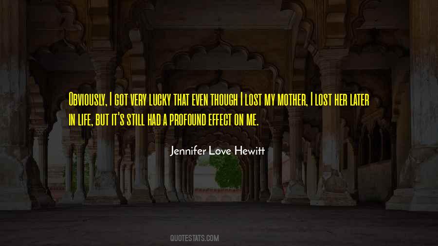Mother Lost Quotes #570965