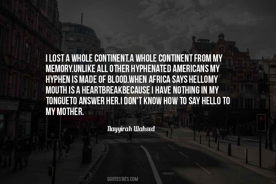 Mother Lost Quotes #659420