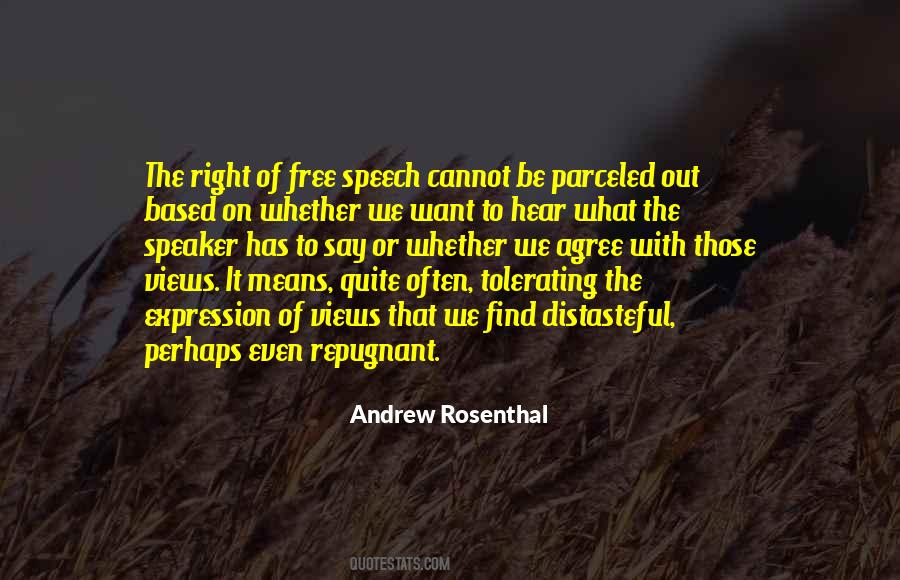 Right To Expression Quotes #1625814