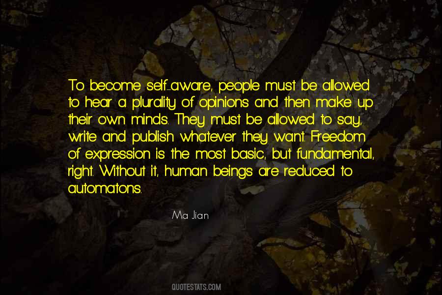 Right To Expression Quotes #243994