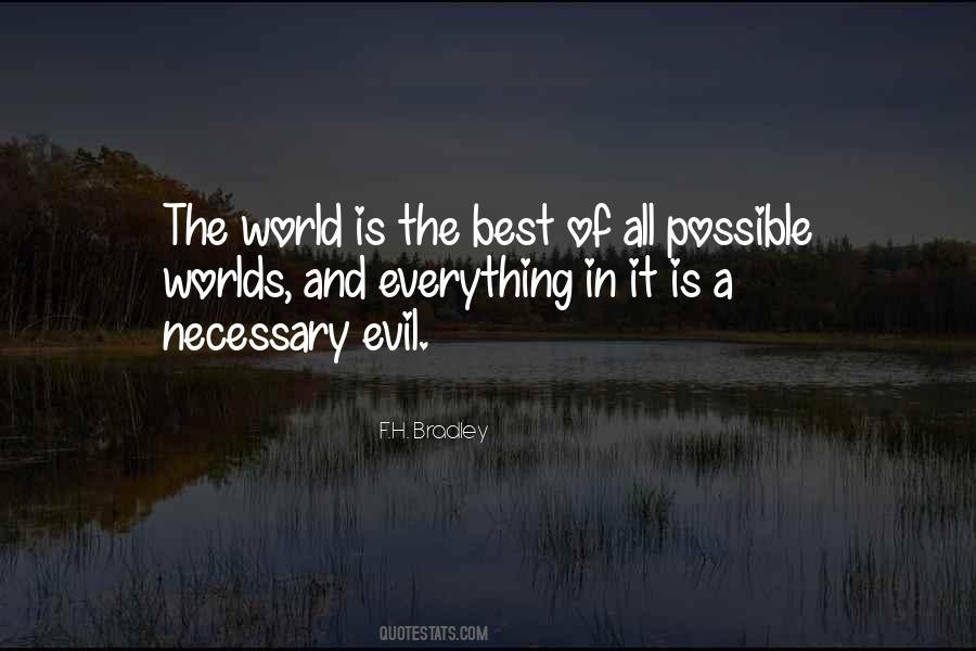 The Best Of All Possible Worlds Quotes #1394708