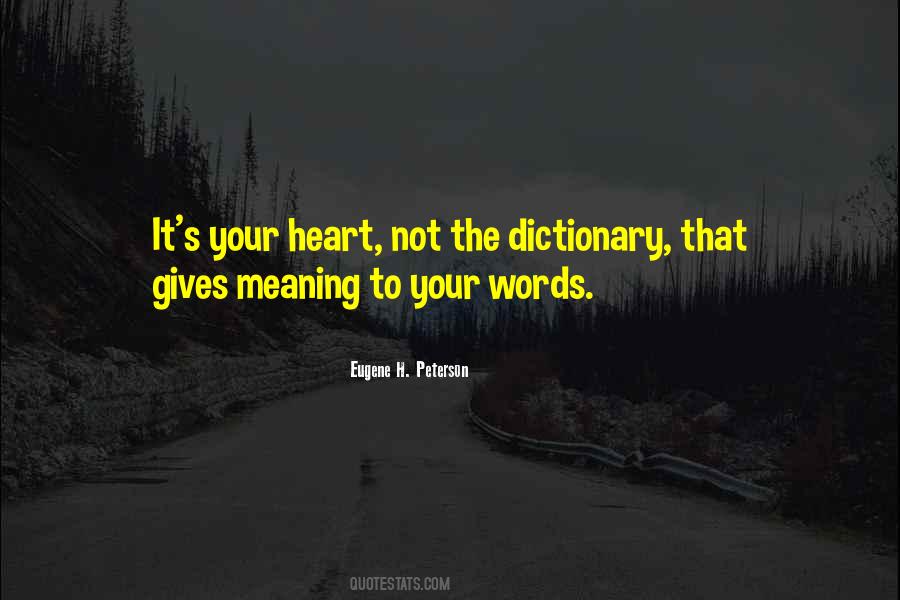 Heart Meaning Quotes #448718