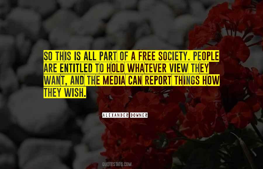 Quotes About The Media And Society #124474