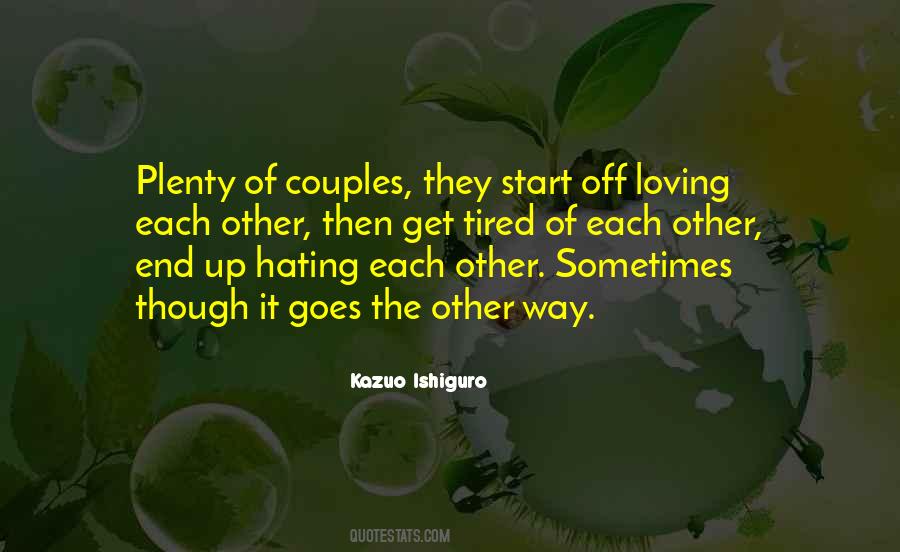 Hating Each Other Quotes #708065