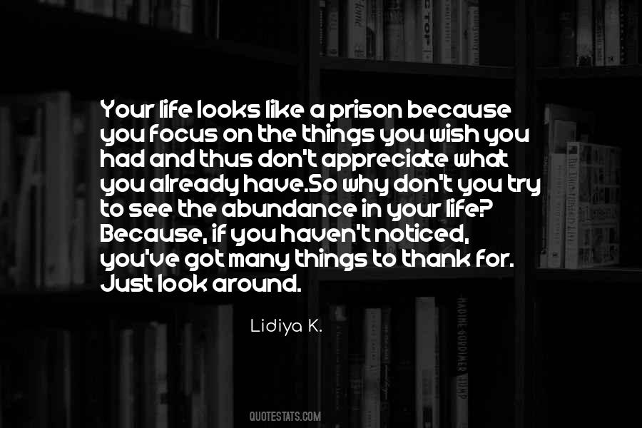 Just Appreciate What You Have Quotes #1684772