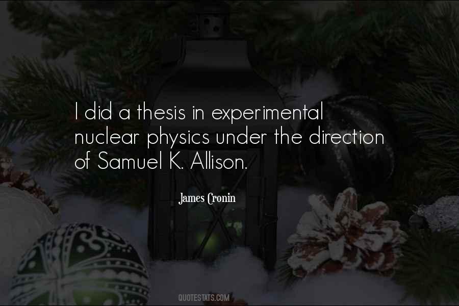 Thesis In Quotes #810538