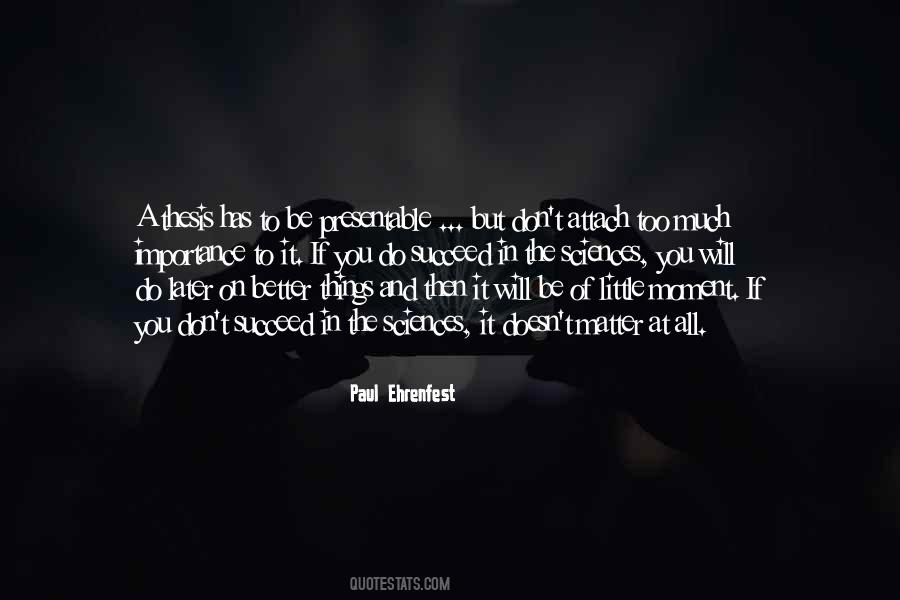 Thesis In Quotes #908026